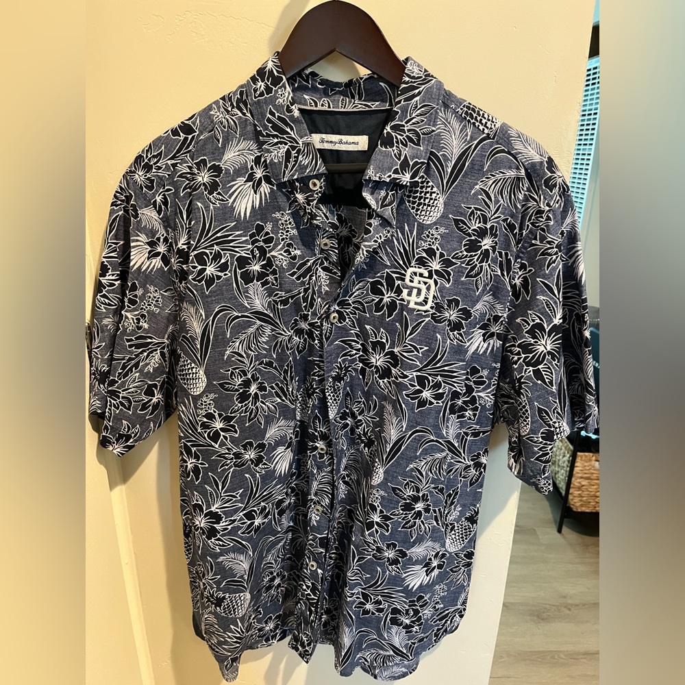San Diego Padres Tommy Bahama Hawaiian Shirt